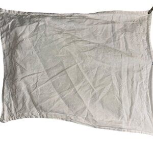 Bella Notte Paris france white linen king button pillow case cover